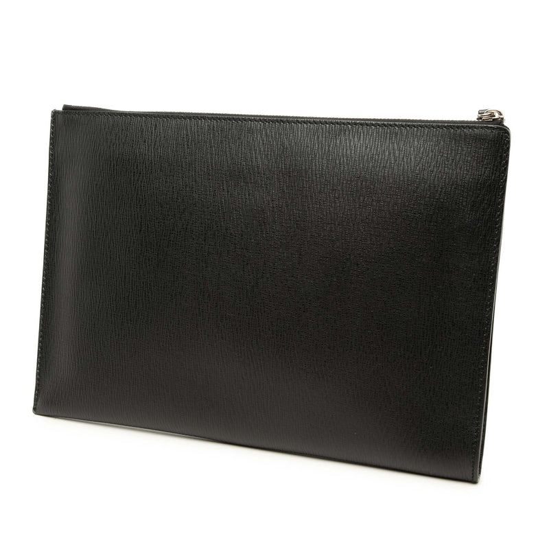 Calfskin and Croc Embossed Revival Clutch - Image 2