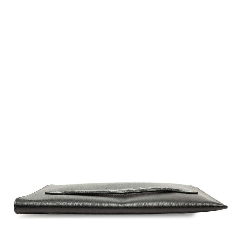 Calfskin and Croc Embossed Revival Clutch - Image 3