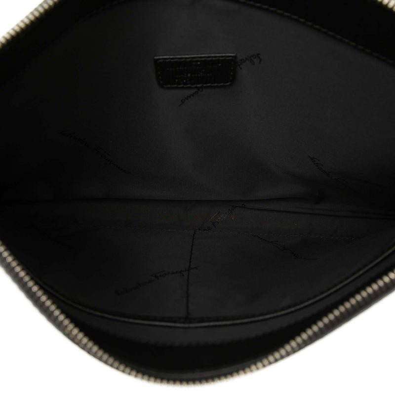 Calfskin and Croc Embossed Revival Clutch - Image 4