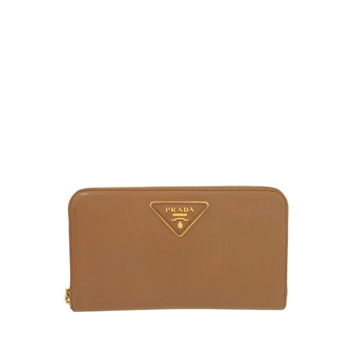 Leather Zip Around Wallet - Image 1