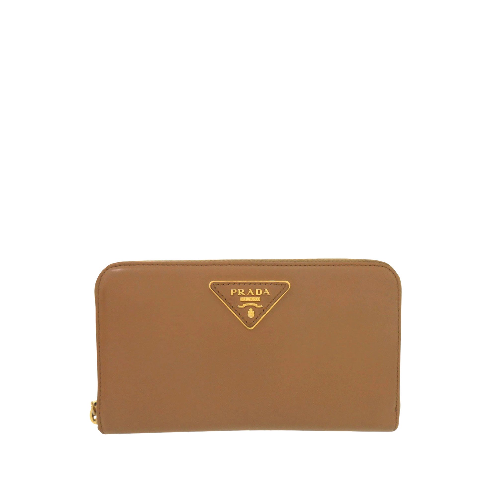 Leather Zip Around Wallet - Image 1