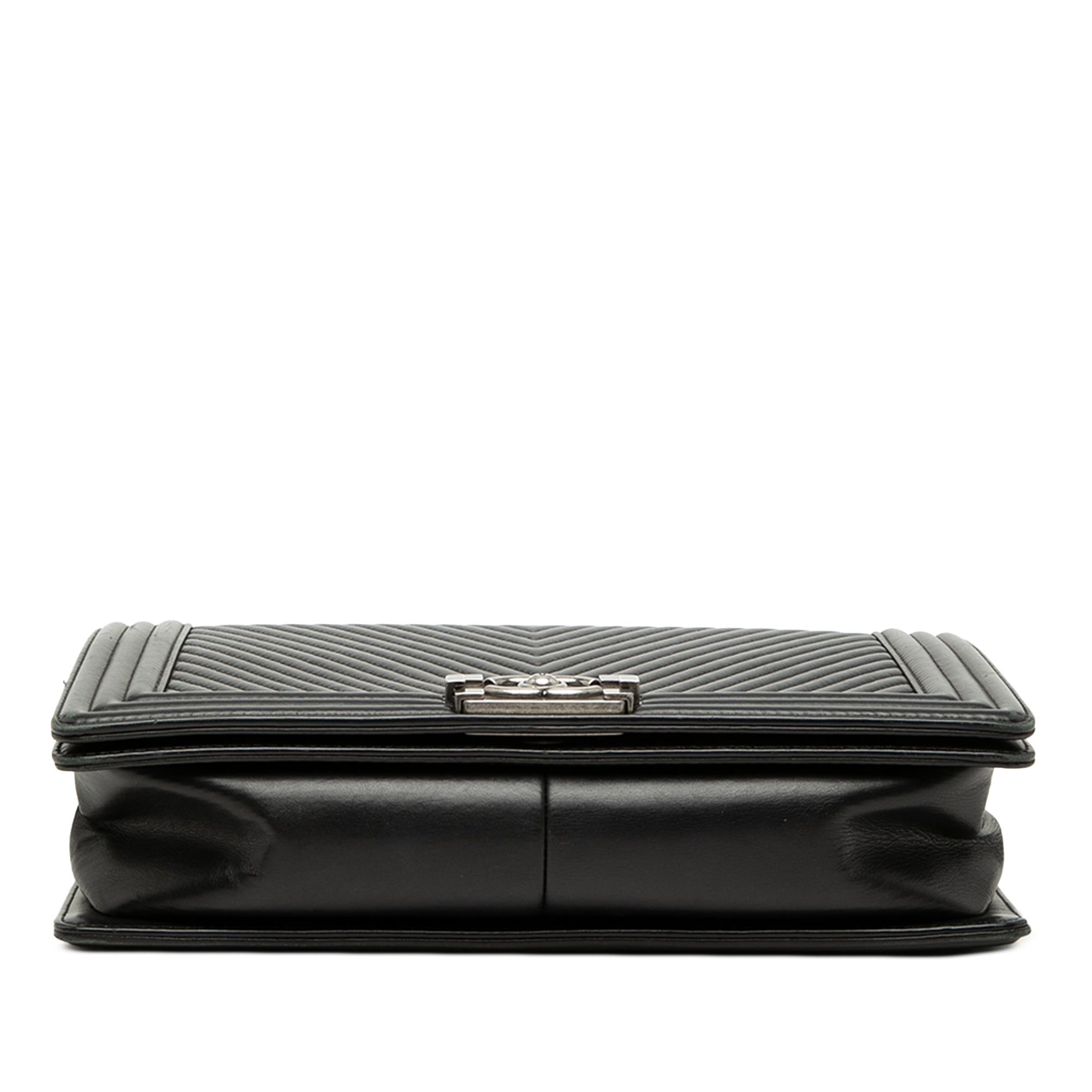 Medium Chevron Lambskin Boy Flap - Image 3