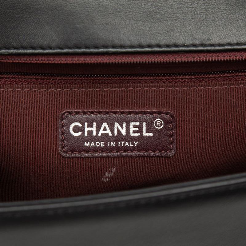 Medium Chevron Lambskin Boy Flap - Image 5