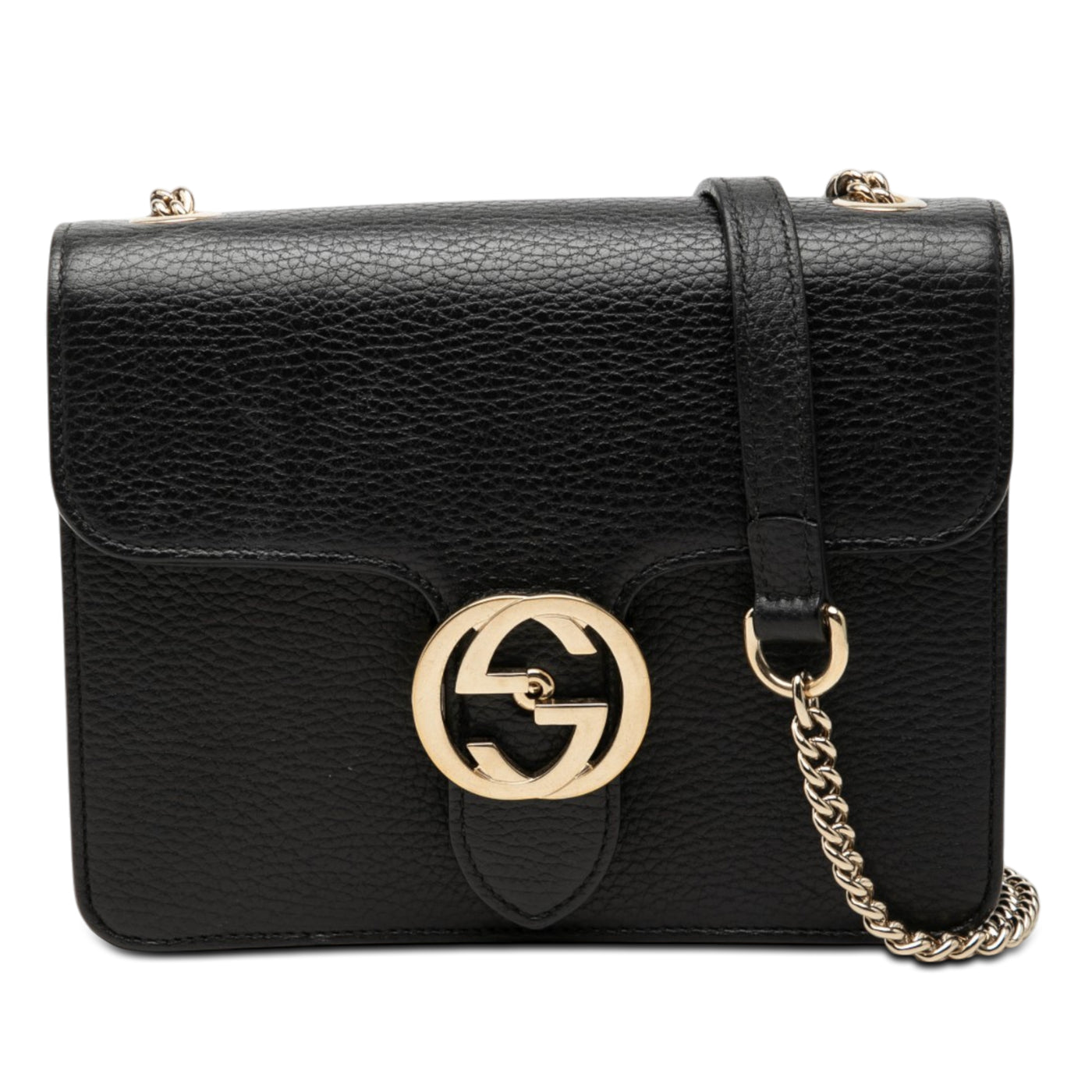 Small Dollar Calfskin Interlocking G Crossbody - Image 1