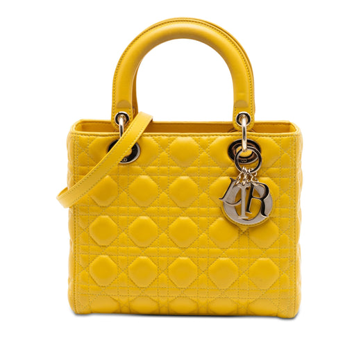 Medium Lambskin Cannage Lady Dior - Image 1