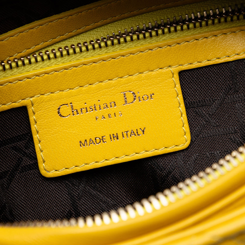 Medium Lambskin Cannage Lady Dior - Image 5
