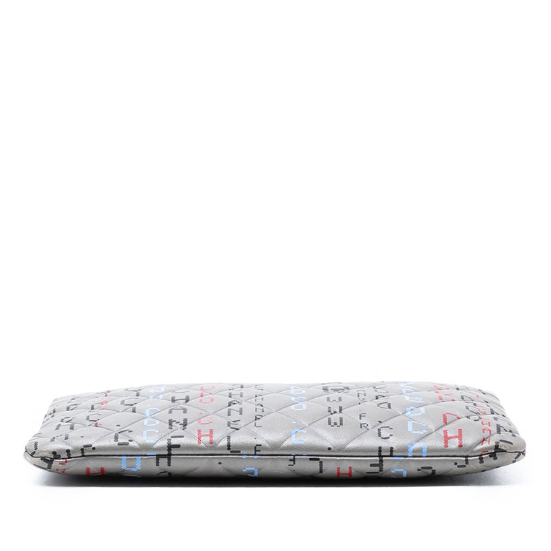 Medium Quilted Lambskin Data Center O Case Clutch - Image 3
