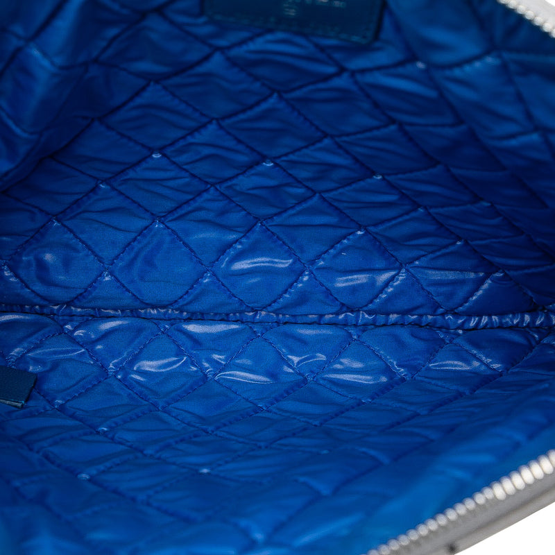Medium Quilted Lambskin Data Center O Case Clutch - Image 4