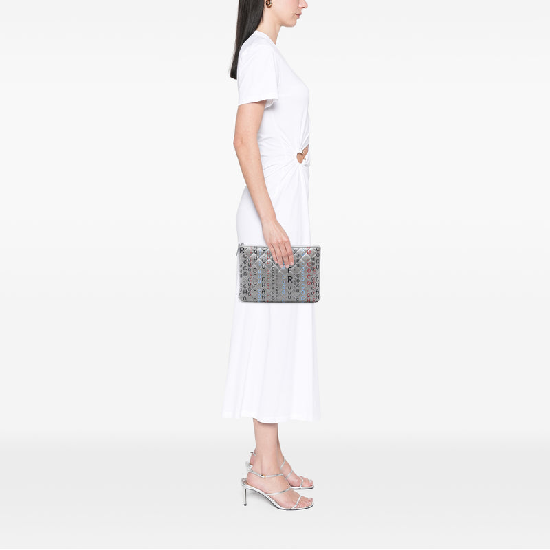 Medium Quilted Lambskin Data Center O Case Clutch - Image 7