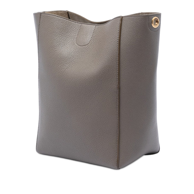 Small Soft Grained Calfskin Seau Sangle Bucket Bag - Image 2