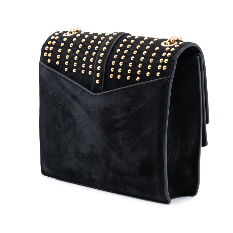 Medium Studded Suede Monogram Sulpice Crossbody - Image 2