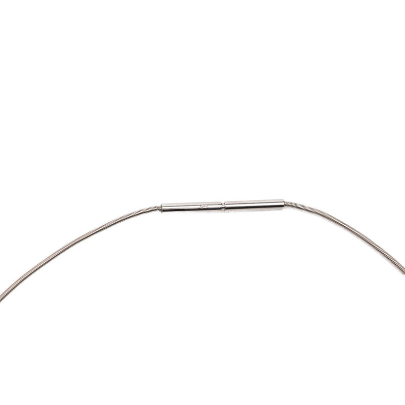 Palladium Plated Lacquered Cage D H Pendant Necklace - Image 3