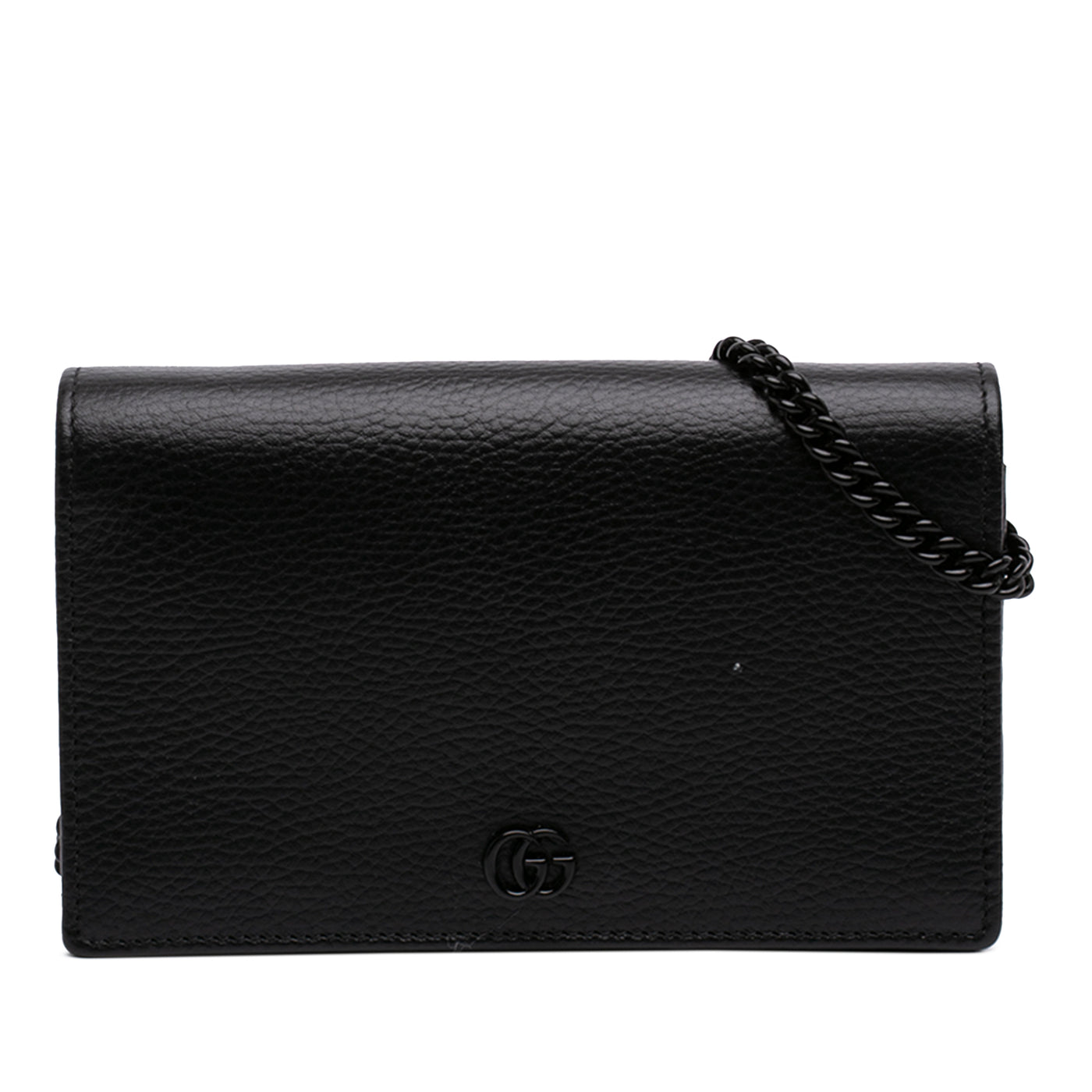 GG Marmont Calfskin Monochrome Wallet On Chain - Image 1