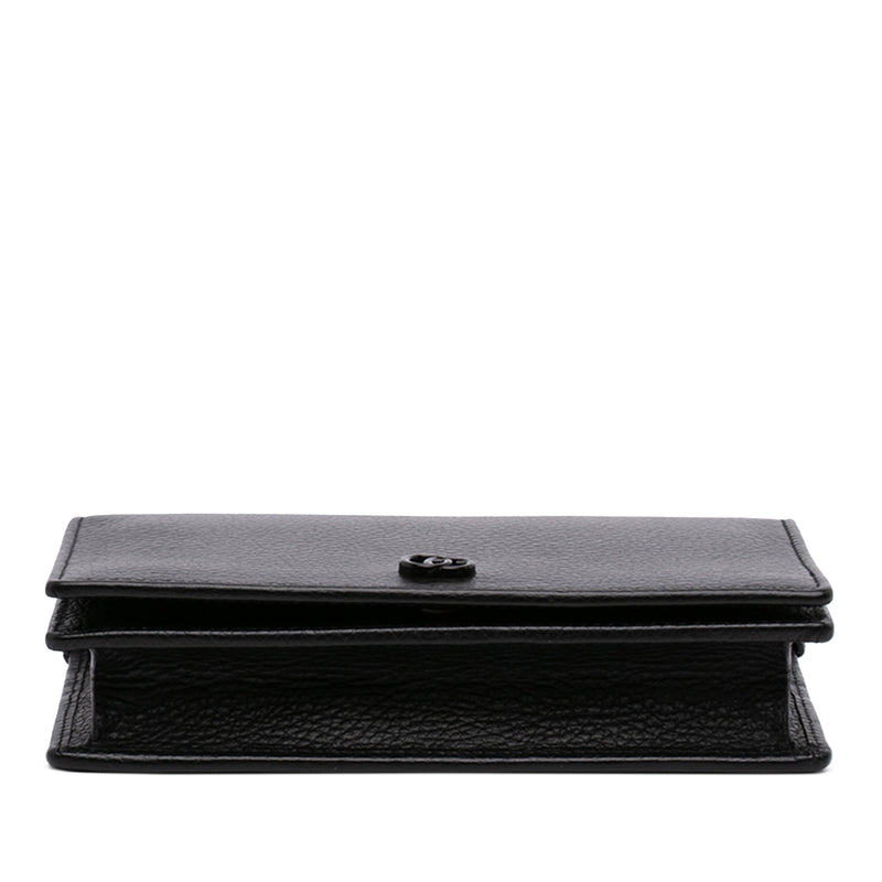 GG Marmont Calfskin Monochrome Wallet On Chain - Image 3