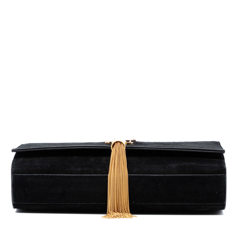 Medium Suede Monogram Kate Tassel Crossbody - Image 3