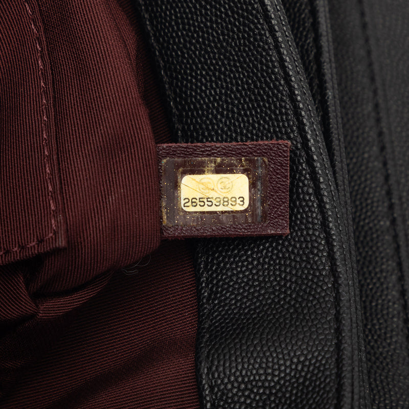 CC Stitched Caviar and Suede Lady Coco Flap - Image 6
