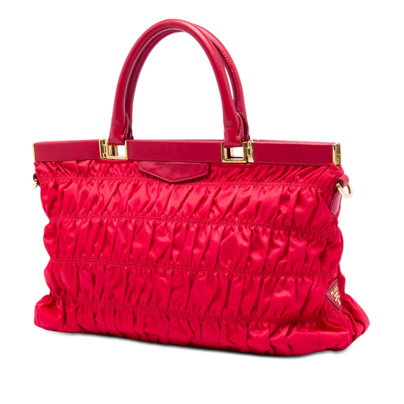 Tessuto Gaufre Frame Satchel - Image 2