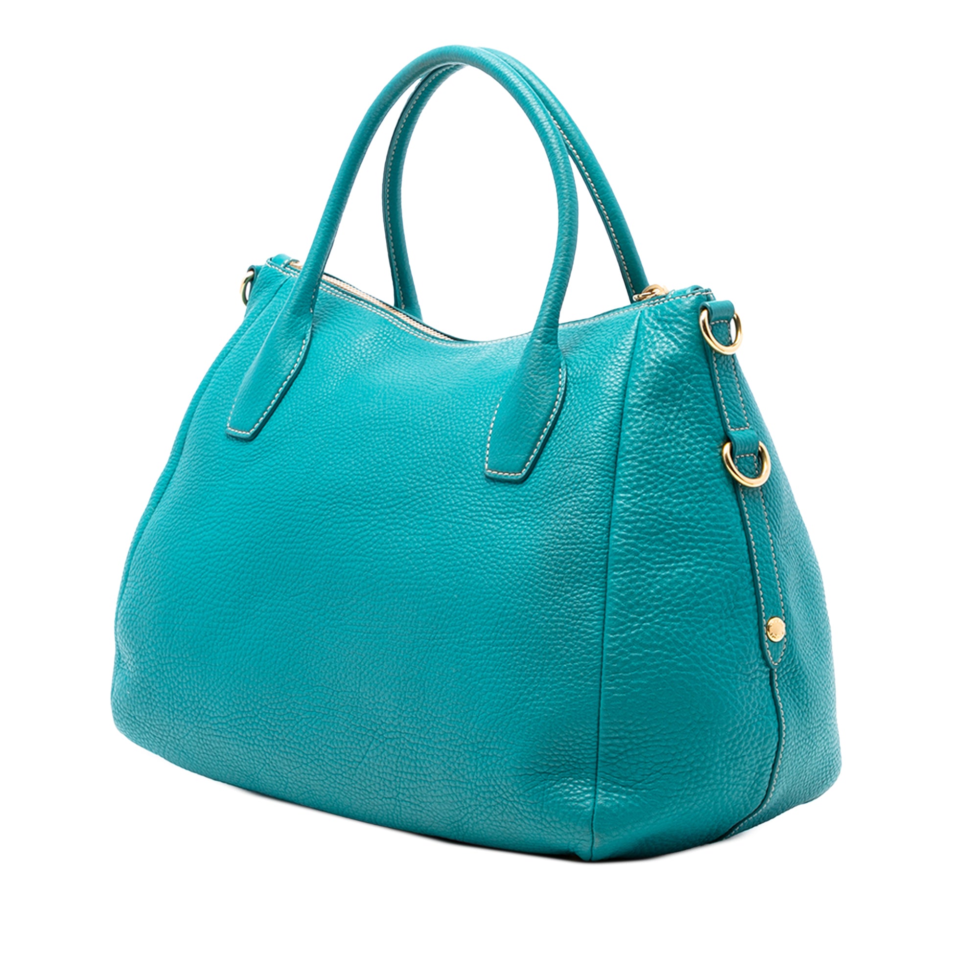 Vitello Daino Zip Top Satchel - Image 2