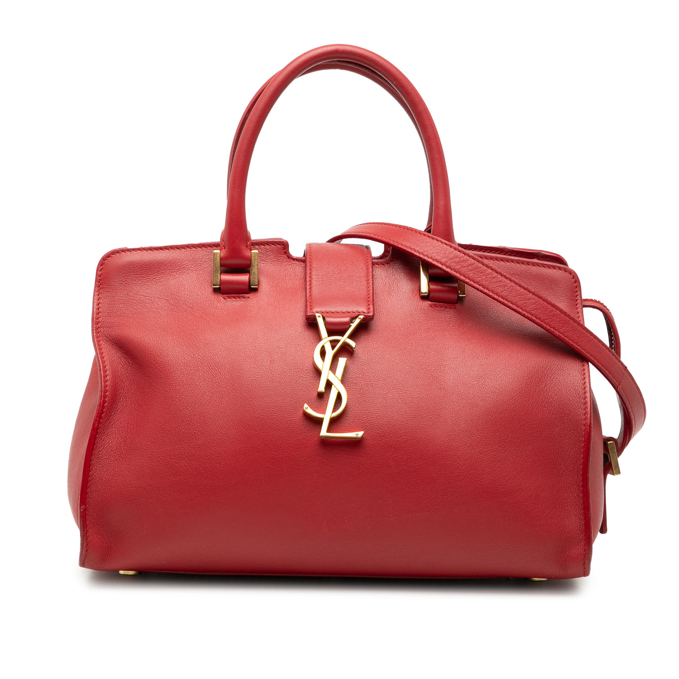 Baby Leather Monogram Downtown Cabas Satchel - Image 1