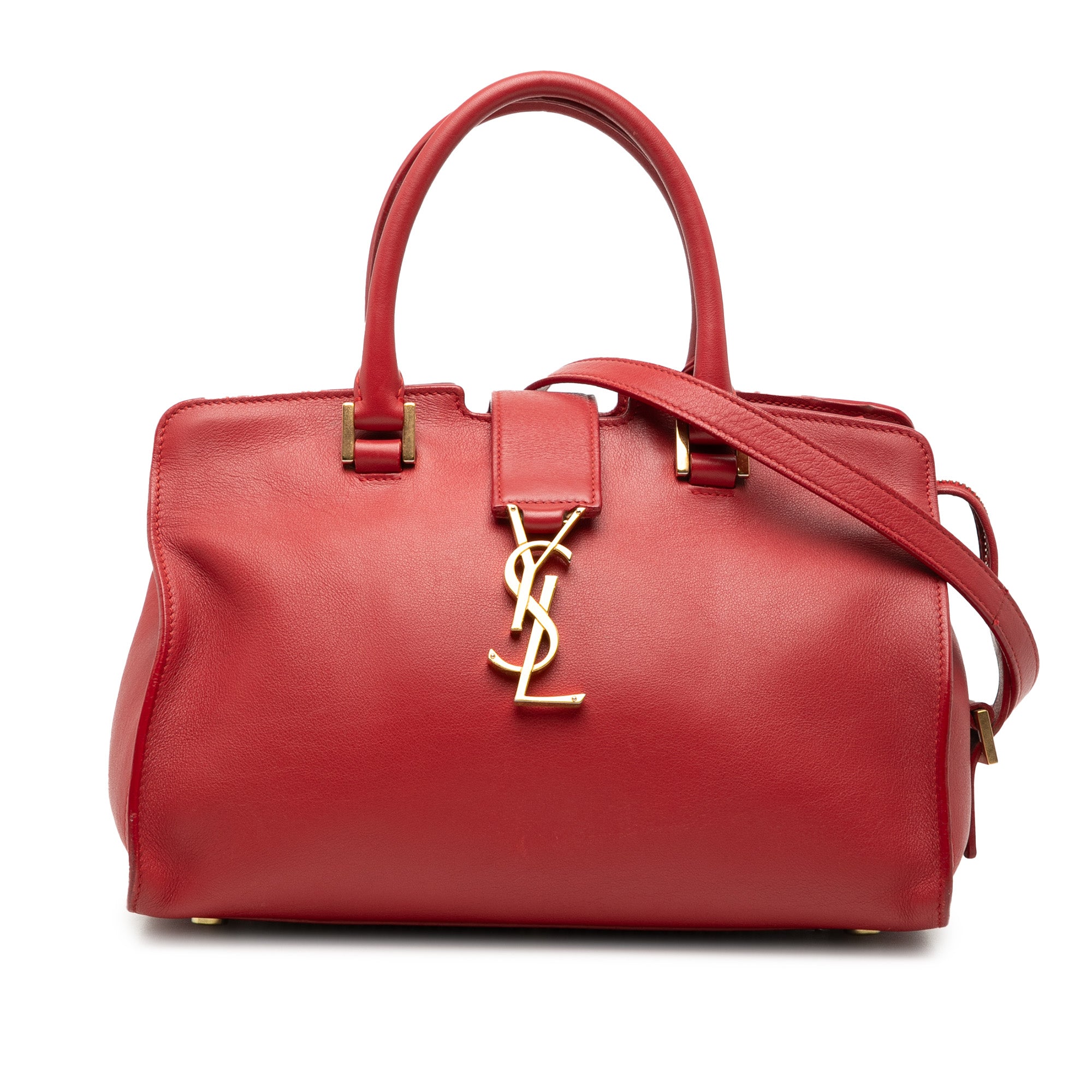 Baby Leather Monogram Downtown Cabas Satchel - Image 1