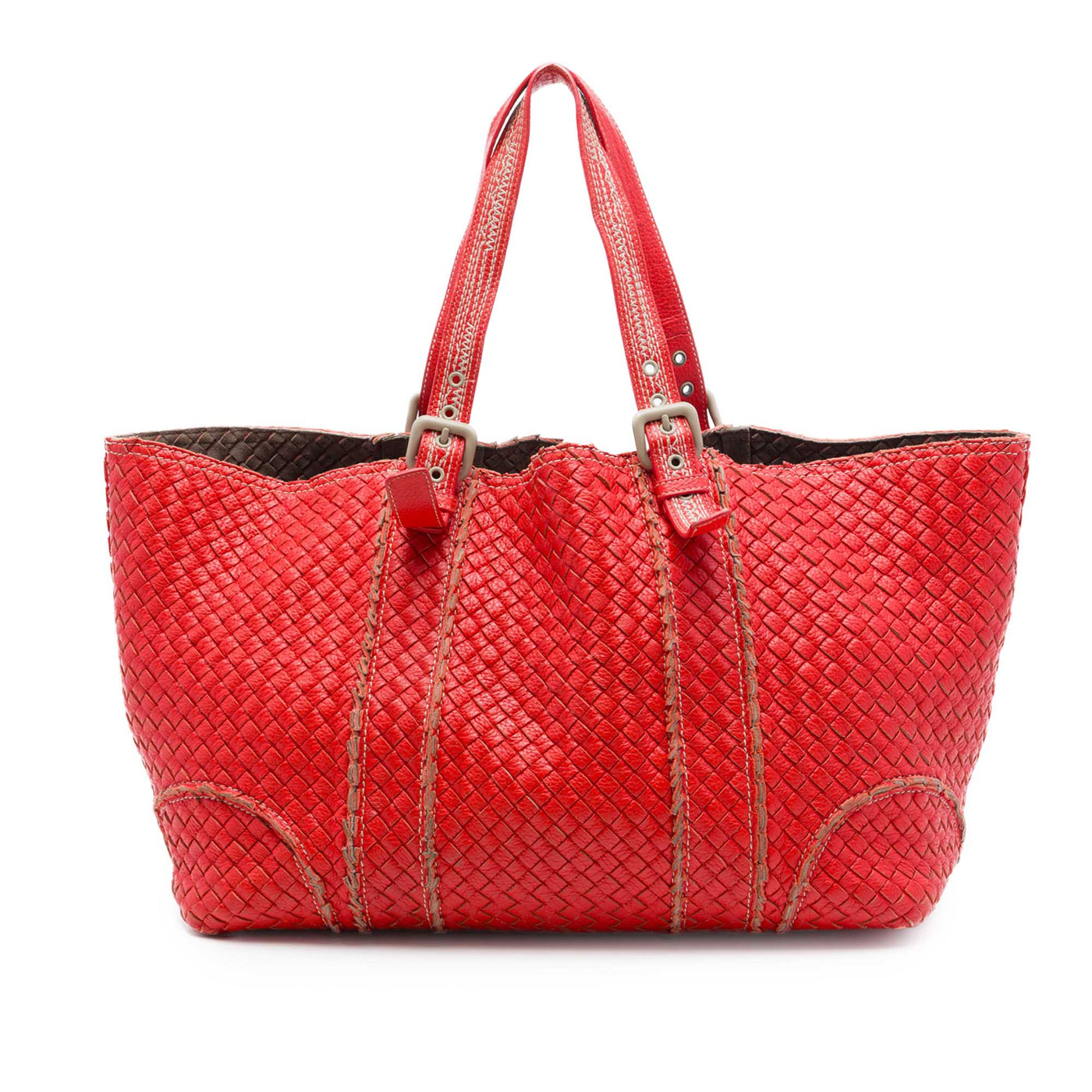 XL Nappa Intrecciato Stitch Tote - Image 1