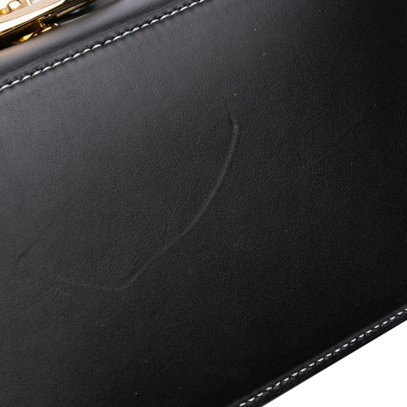 Medium Leather Ohval Flap Bag - Image 6