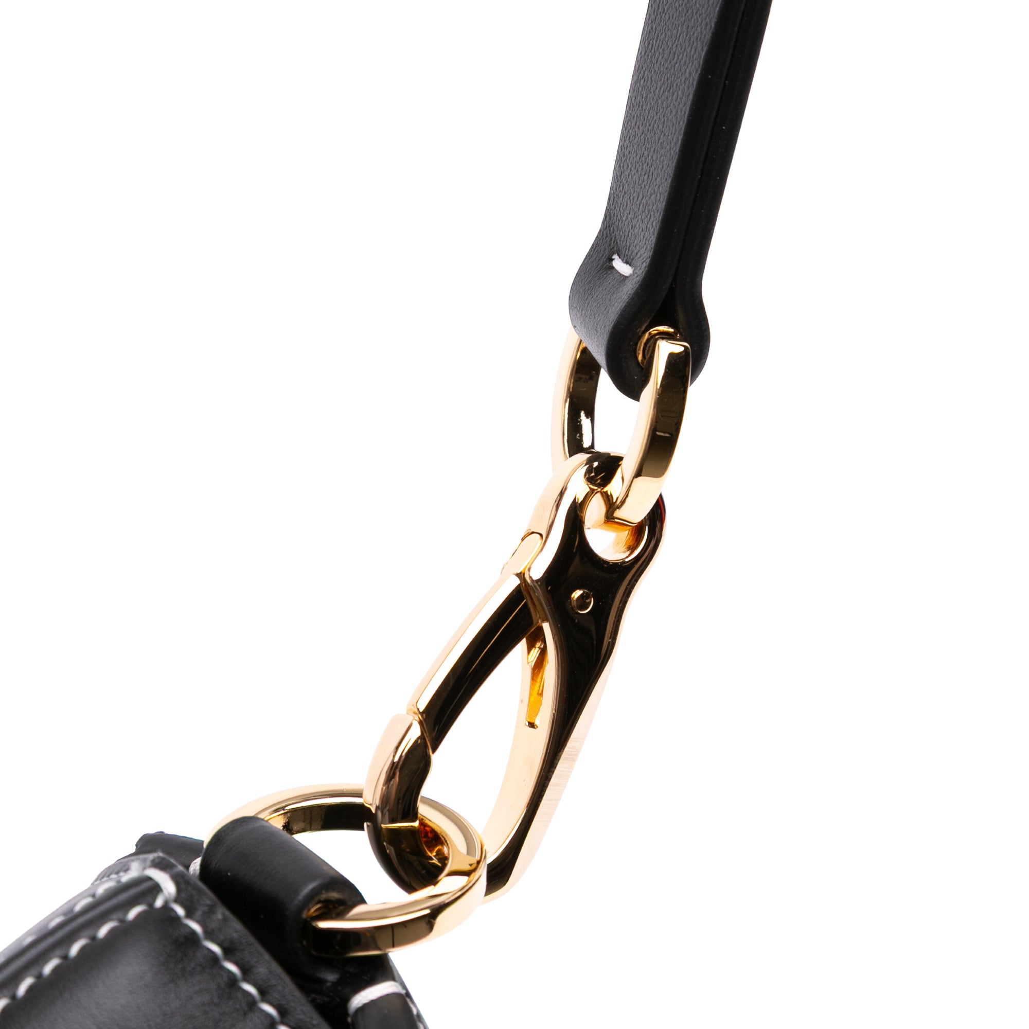 Medium Leather Ohval Flap Bag - Image 8