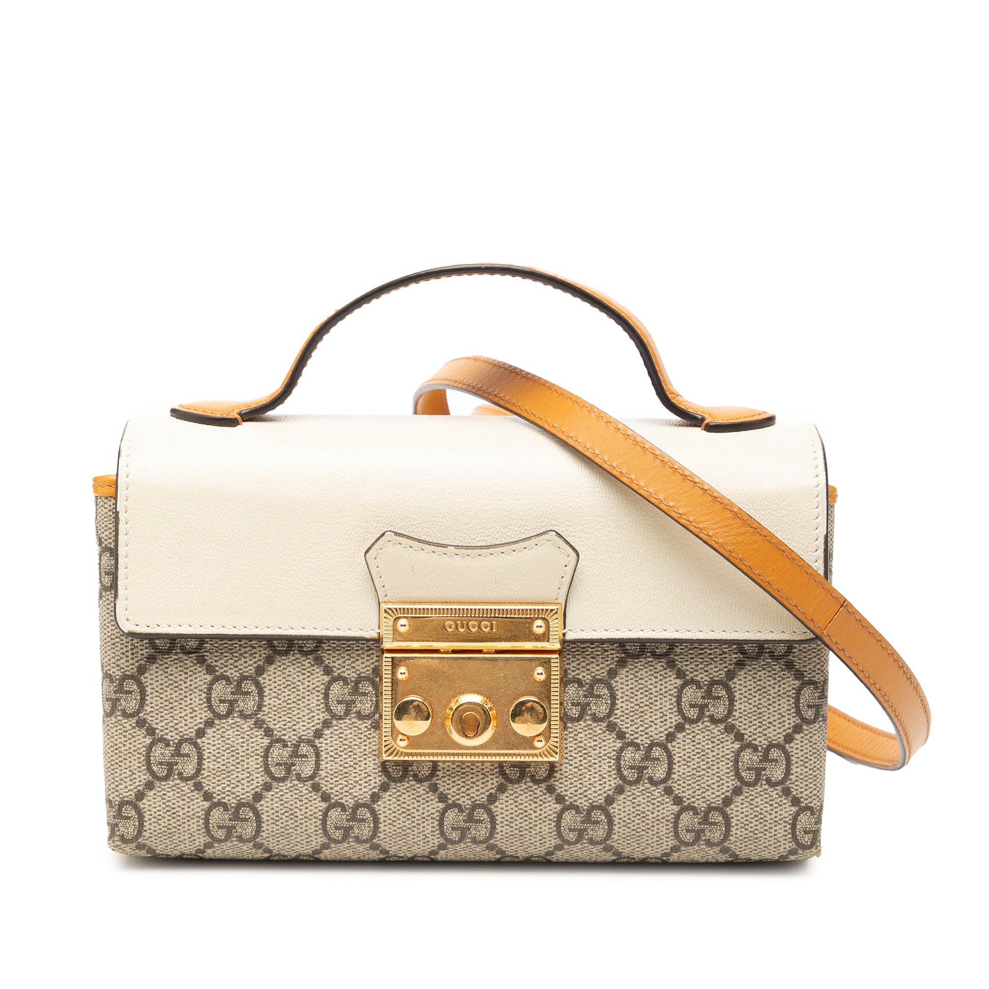 Mini GG Supreme Padlock Satchel - Image 1