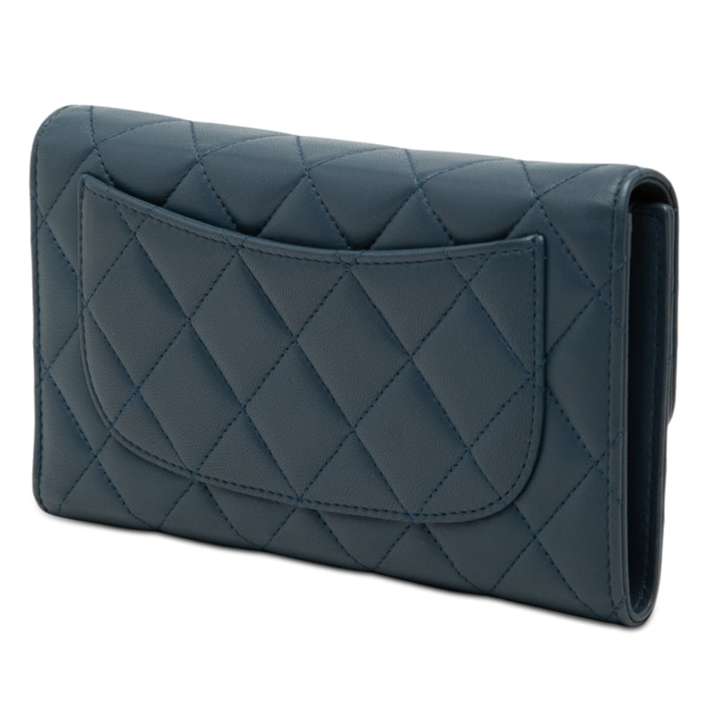 CC Quilted Lambskin Classic Flap Wallet - Image 2