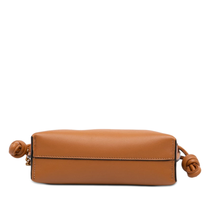 Nano Leather Flamenco Knot Chain Crossbody - Image 3