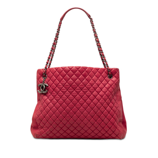 Large Quilted Iridescent Calfskin New Bubble Tote - Image 1