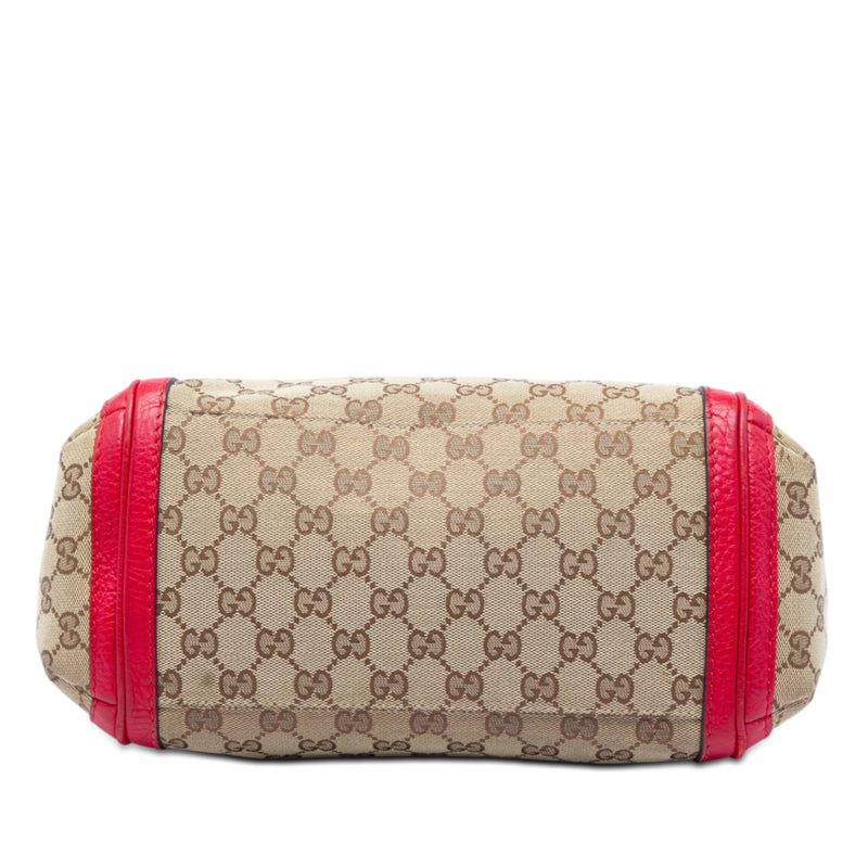 GG Canvas Bella Flap Satchel - Image 3