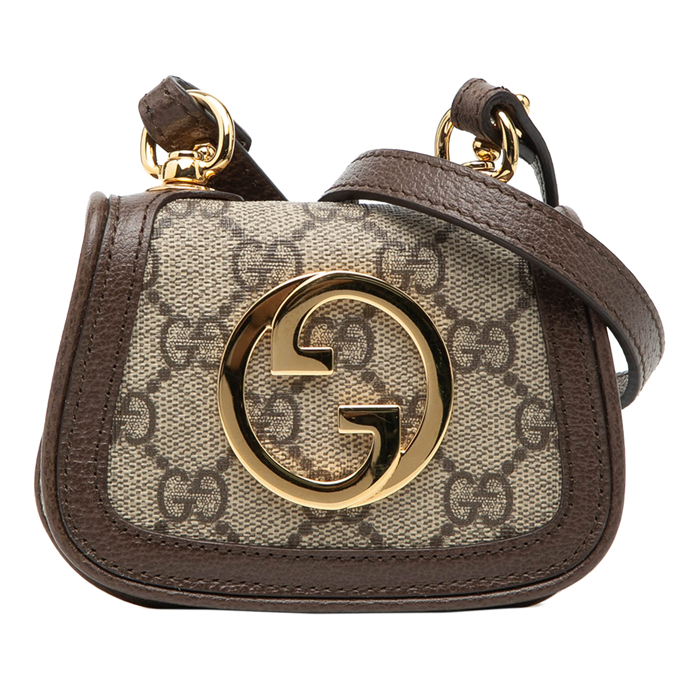 GG Supreme Blondie Card Case on Strap - Image 1