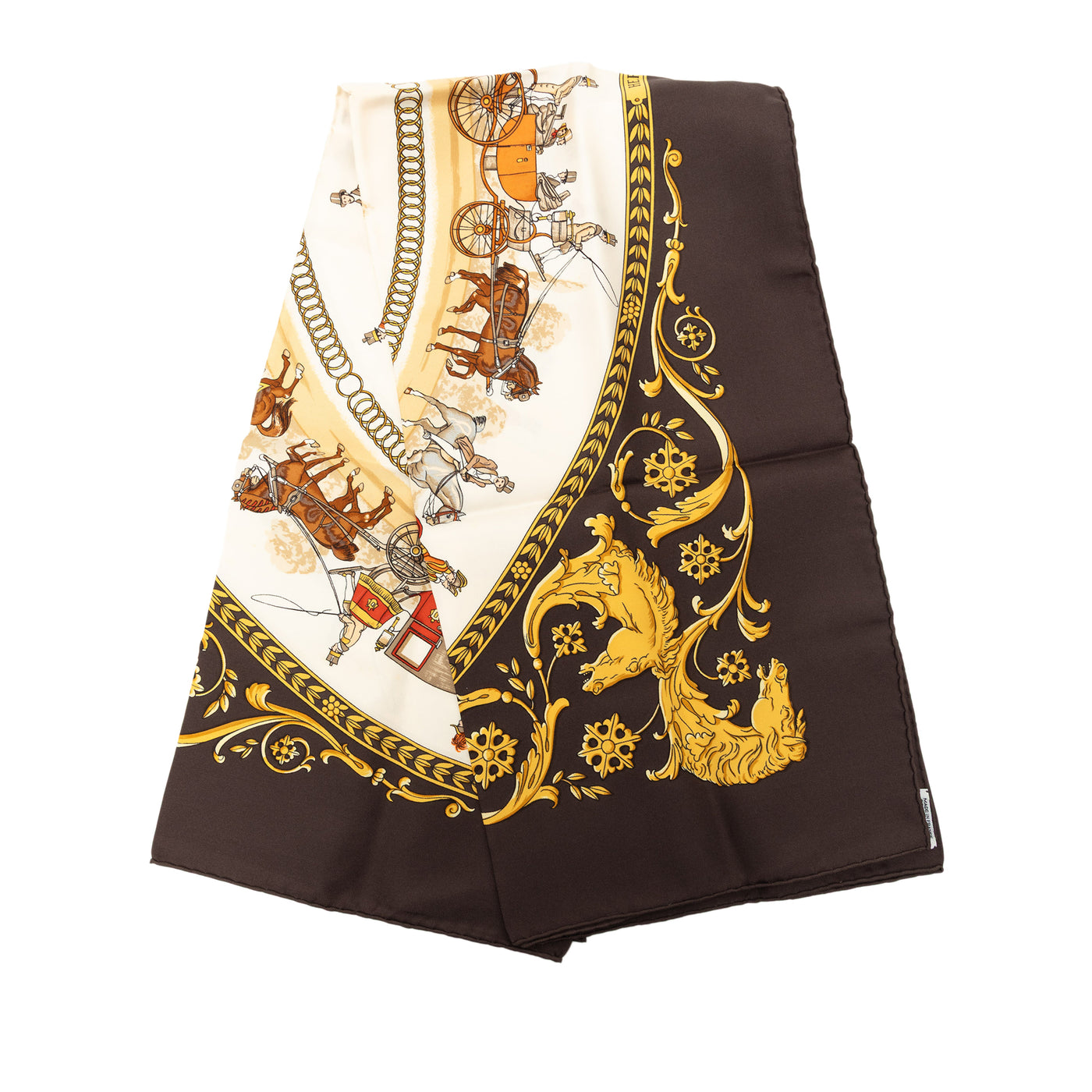 La Promenade de Longchamps Silk Scarf 90 - Image 1