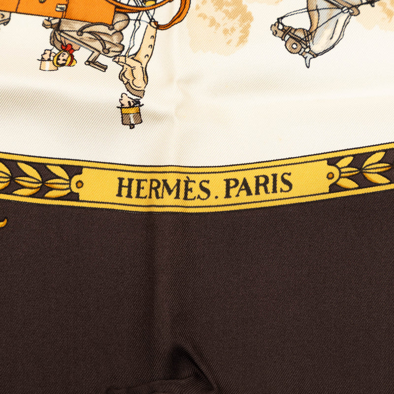 La Promenade de Longchamps Silk Scarf 90 - Image 3