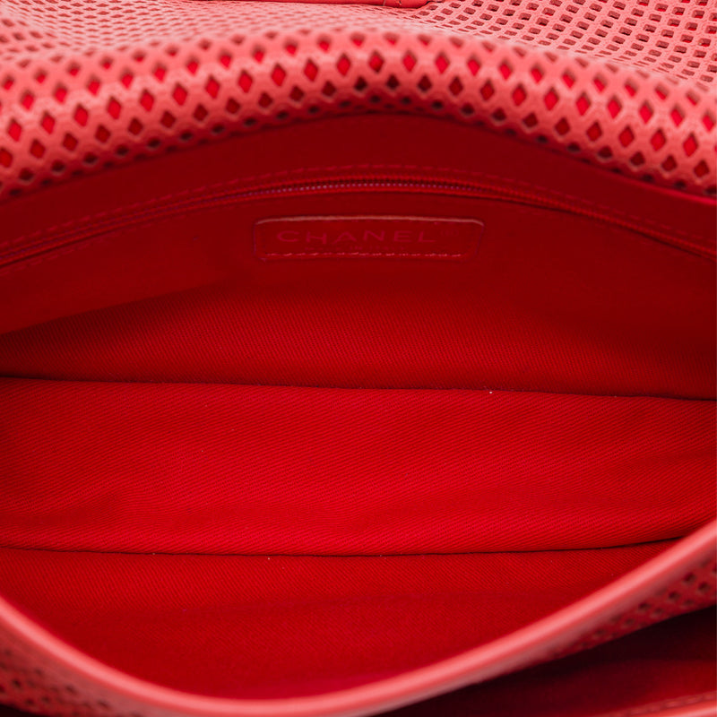 Medium Perforated Calfskin Up In The Air Flap - Image 4