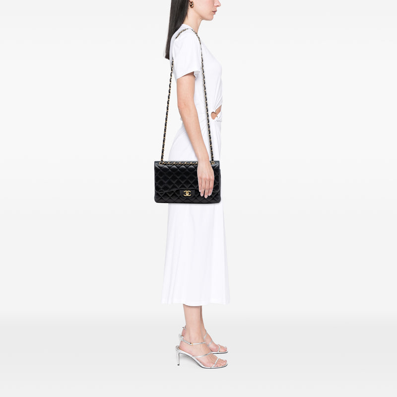 Jumbo Classic Lambskin Double Flap - Image 7