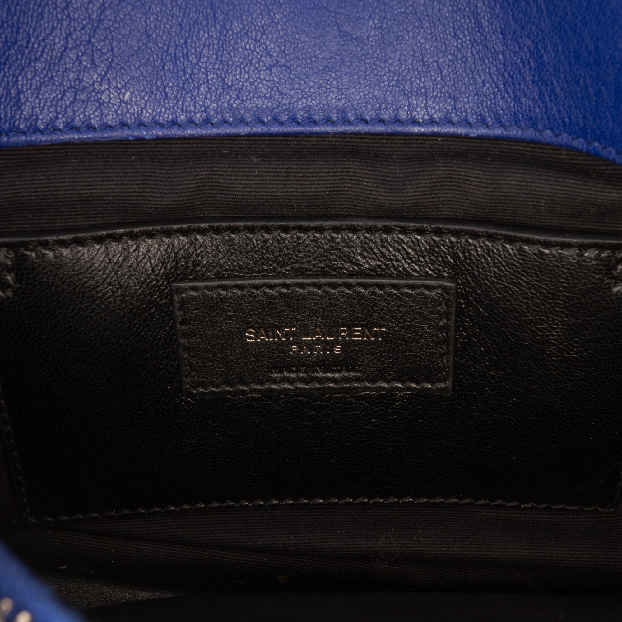Medium Chevron Sheepskin Monogram College Satchel - Image 5