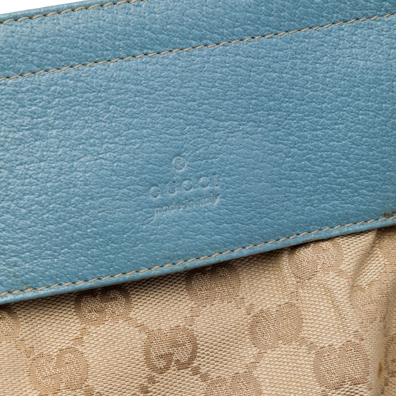 GG Canvas Web Double Pocket Belt Bag - Image 5