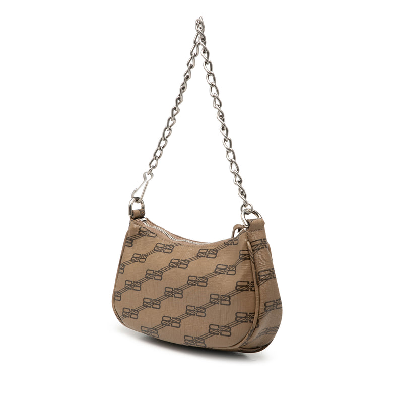 Mini BB Monogram Coated Canvas Le Cagole Satchel - Image 2