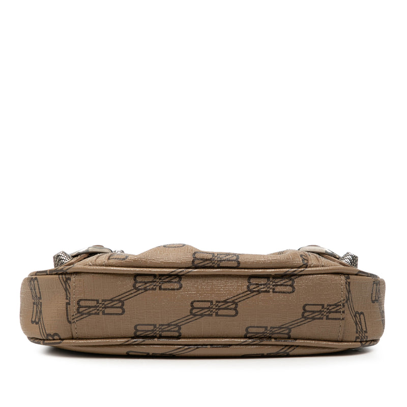 Mini BB Monogram Coated Canvas Le Cagole Satchel - Image 3