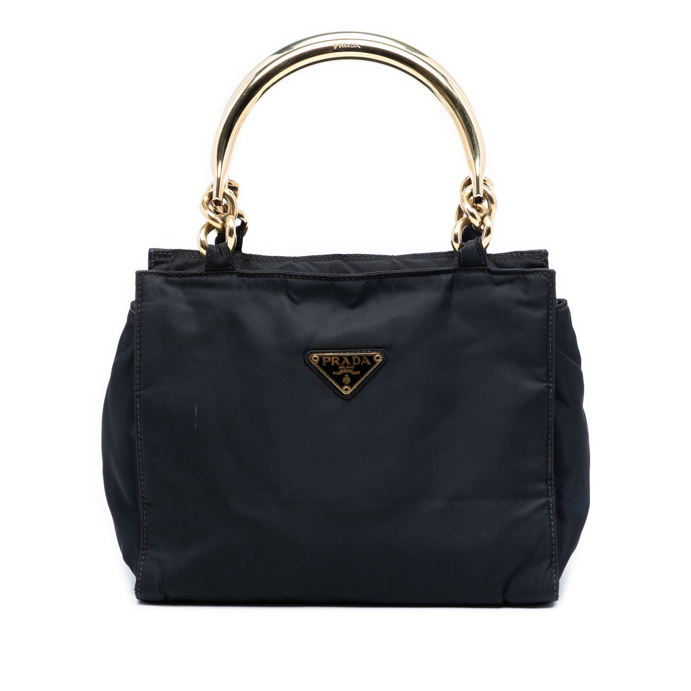 Tessuto Metal Handle Bag - Image 1