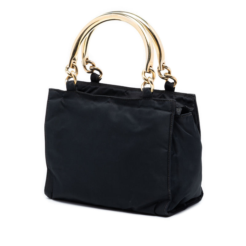 Tessuto Metal Handle Bag - Image 2