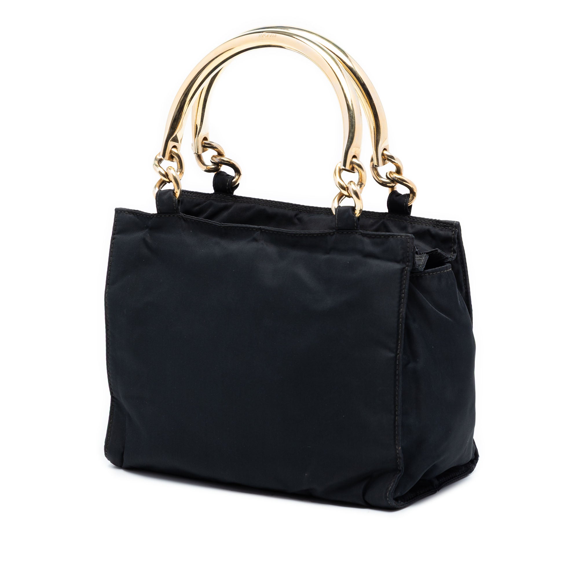 Tessuto Metal Handle Bag - Image 2