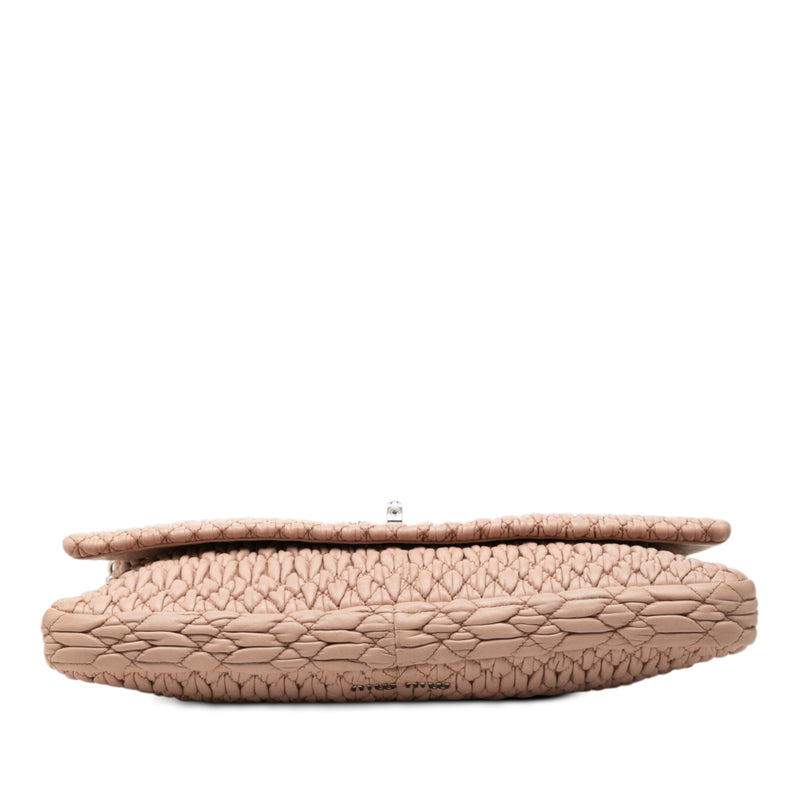 Matelasse Nappa Crystal Chain Satchel - Image 3