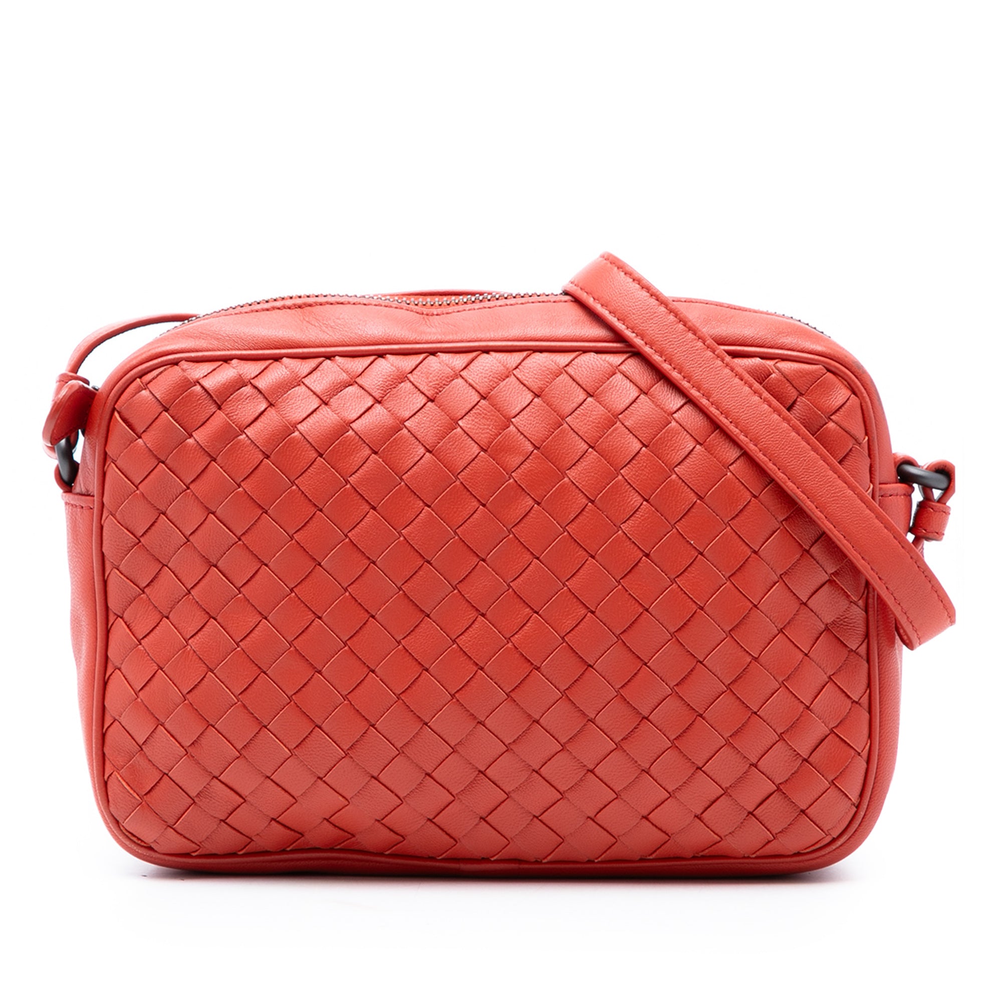 Small Nappa Intrecciato Camera Bag - Image 1