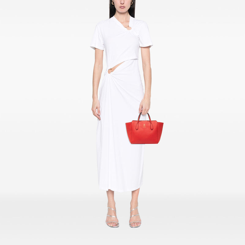 Mini Leather Swing Handbag - Image 7