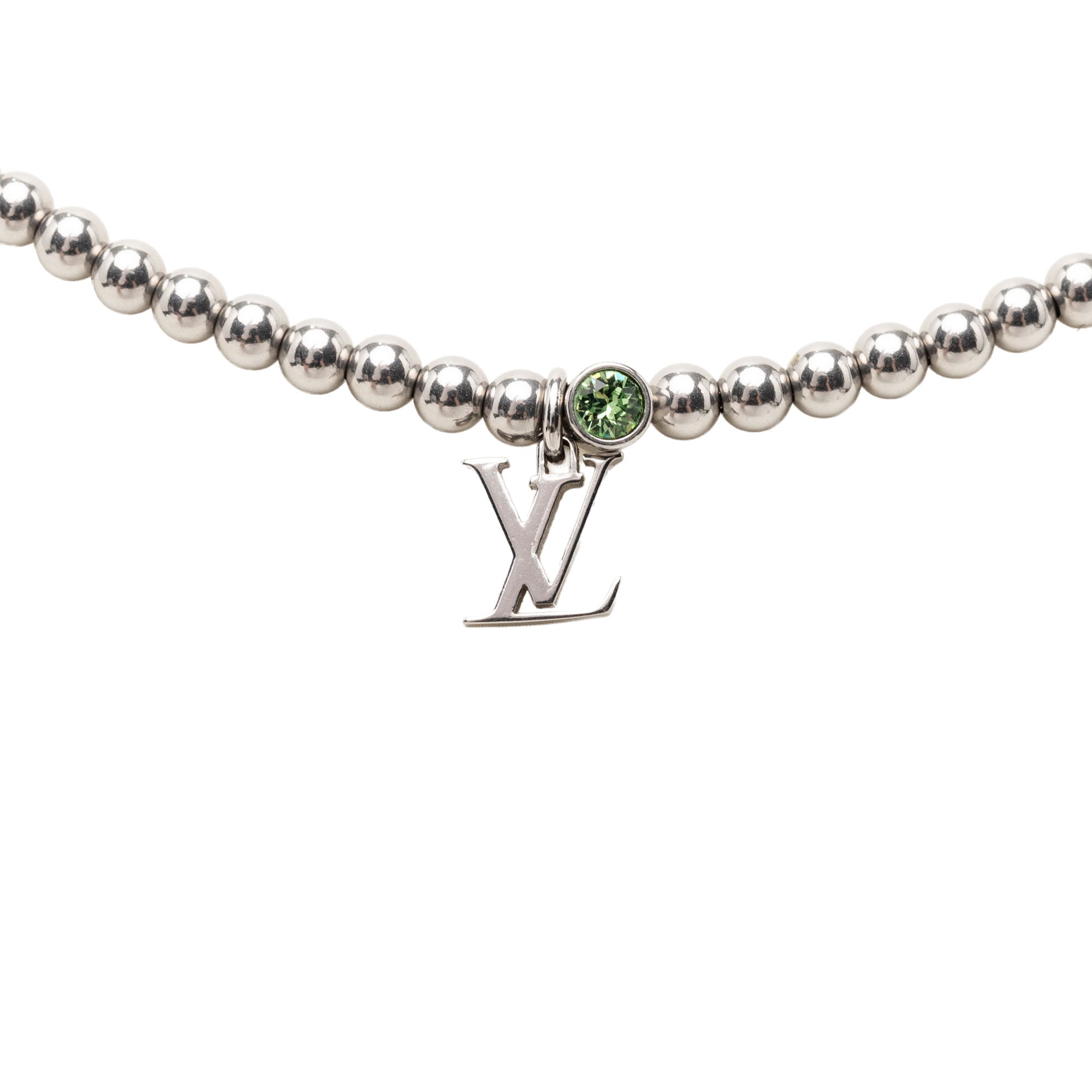 Brass Crystal Nano Beads Pendant Necklace - Image 2