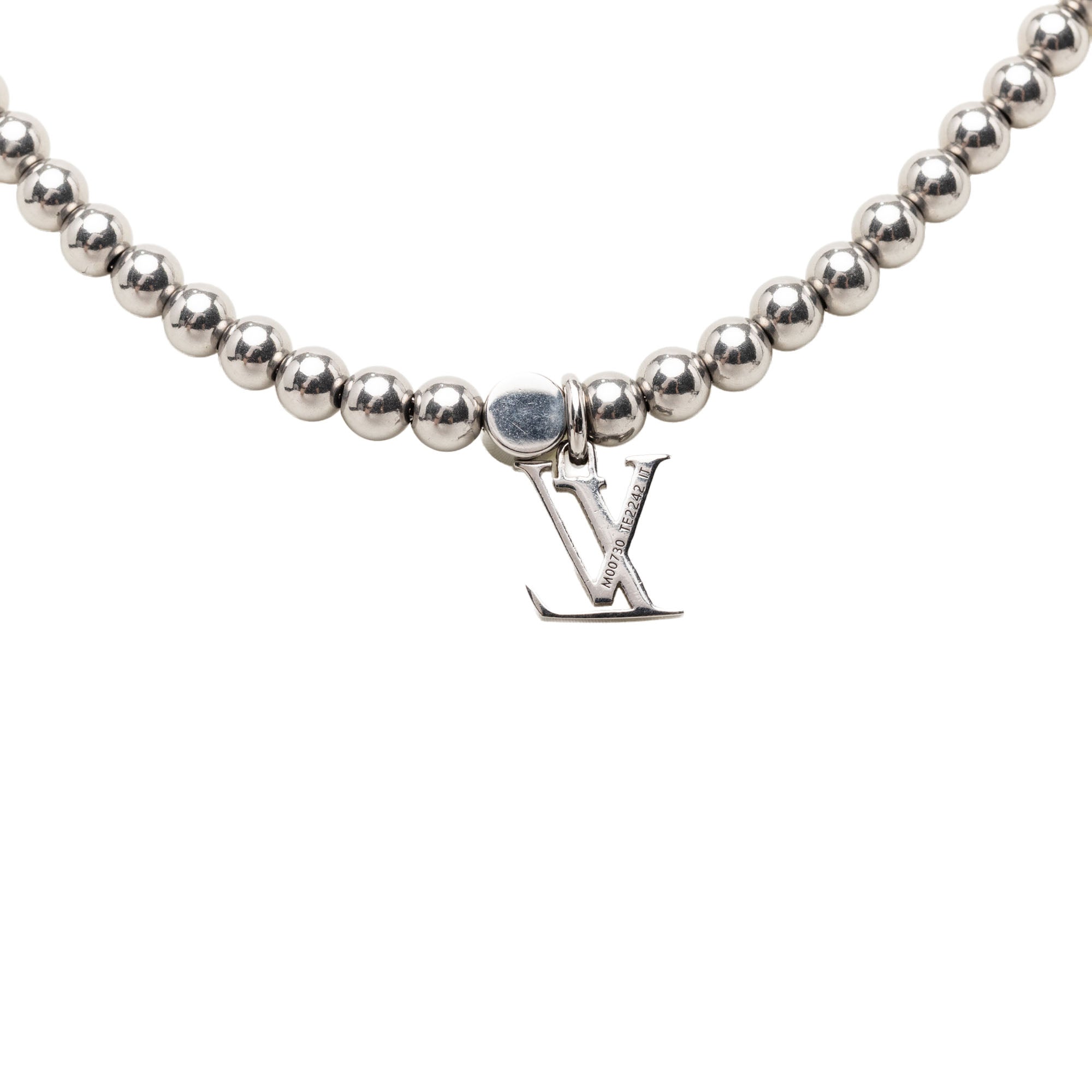 Brass Crystal Nano Beads Pendant Necklace - Image 3