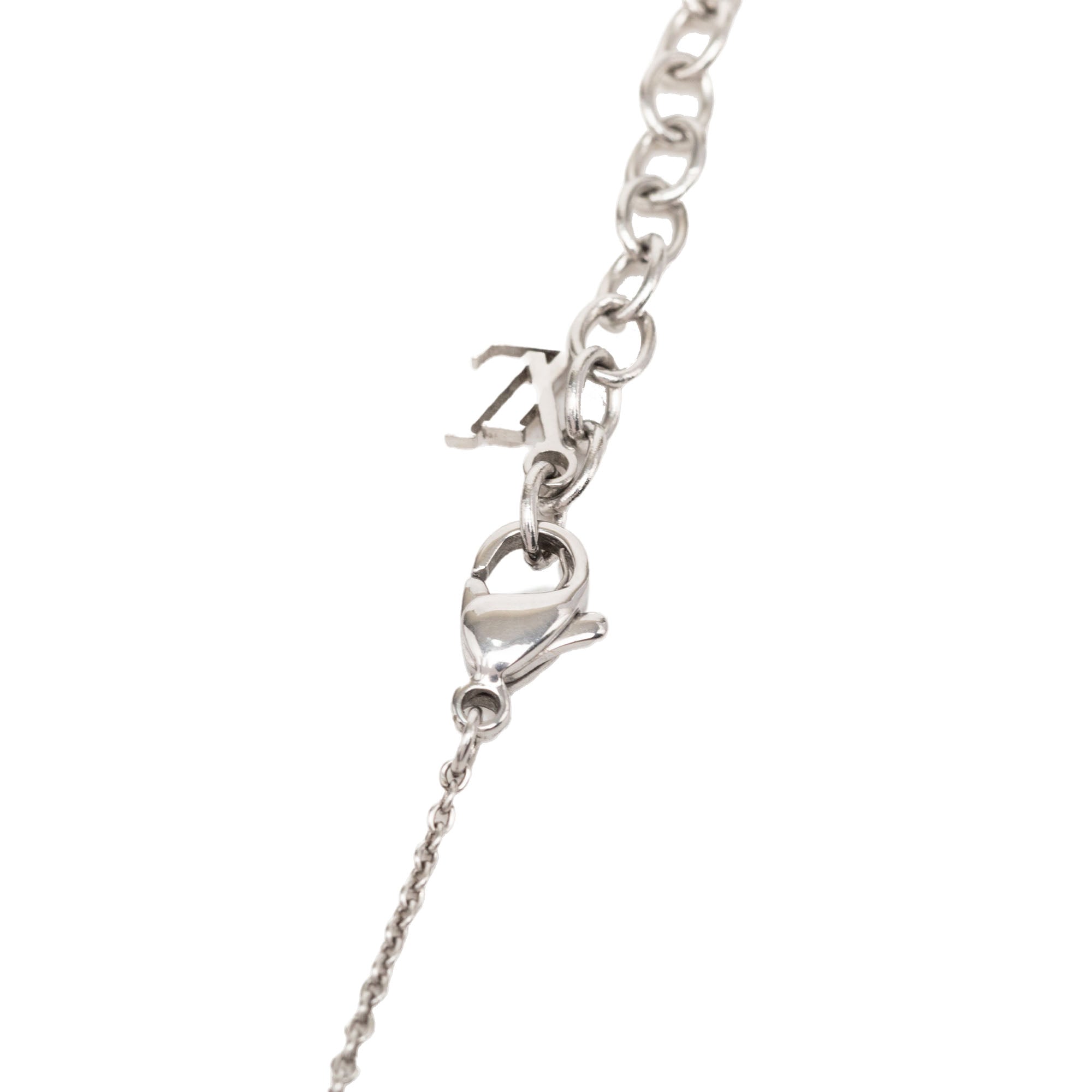 Brass Crystal Nano Beads Pendant Necklace - Image 4